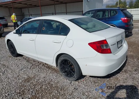 2012 Honda Civic Ex из США, поврежденный, VIN 19XFB2F88CE004385